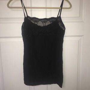 Black lace cami **never worn**